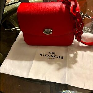 NEW WITH TAGS COACH Cassie Heart Strap Crossbody Bag